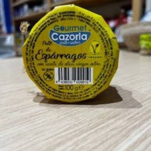 Paté de Espárragos Gourmet Cazorla Sin Gluten, lata de 110 g Paté de Espárragos Gourmet Cazorla Sin Gluten, lata de 110 g