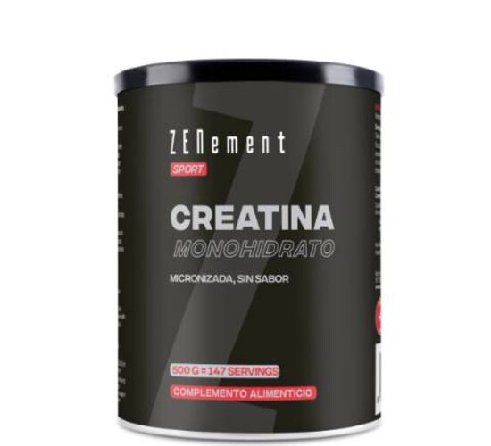 IMG_0575 Creatina Monohidrato Zenement Sin Gluten, bote de 500 g