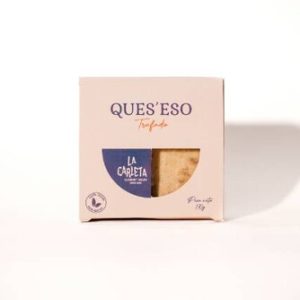 Ques´eso Trufado y Setas La Carleta Sin Gluten, pieza de 170 g