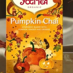Pumpkin Chai infusión Eco Yogi Tea, caja de 17 uds.