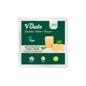 Queso Estilo Cheddar Flavour VGusto Sin Gluten Sin Soja, paquete de 200 g