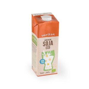 Bebida de Soja Eco Veritas Sin Gluten, envase de 1 L
