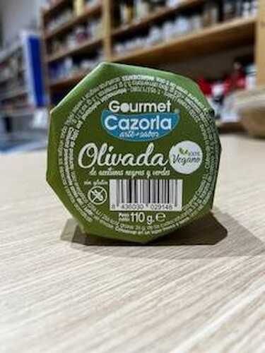L-205de30ec67e405f8e3e4c4fe7dc860b.jpeg Olivada de Aceitunas Negras y Verdes Gourmet Cazorla Sin Gluten, bote de 110 g