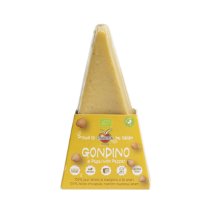 Queso Curado con Pimienta Negra Gondino, 150 g aprox. Sin Gluten