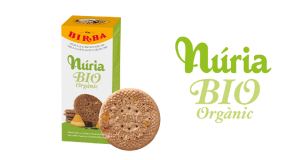 Galleta Bio Chocolate y Naranja Caramelizada Birba, caja de 140 g