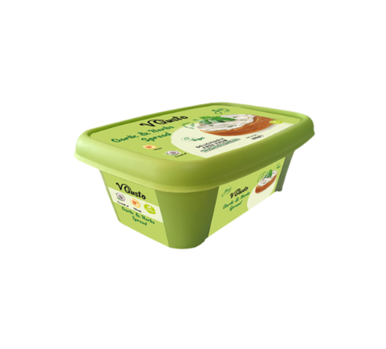 L-4213c1ef7f3c888148735c93a916a1ba.png Crema para Untar Sabor Ajo y Hierbas VGusto Sin Gluten y Sin Soja, bote de 200 g