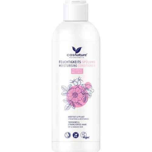 Acondicionador Para el Cabello Hidrantante de Rosa Silvestre Cosnature Bio, bote de 250 ml