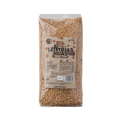 Lentejas Rojas Ecológicas 500 g