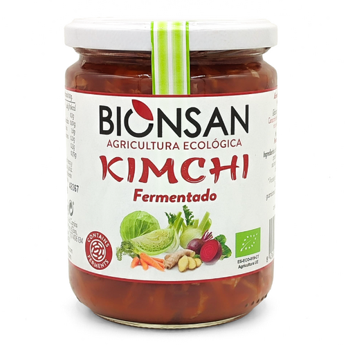 Kimchi Fermentado Ecológico Bionsan, tarro de 420 g