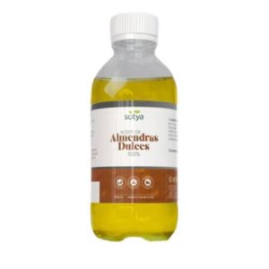 Aceite de almendras dulces 100% Sotya, botella de 500 ml