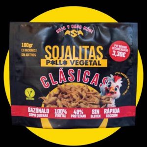 Sojalitas Clásicas Soja Texturizada Sin Gluten, paquete de 100 g