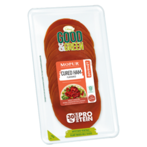 Lonchas Jamón Curado 100% Vegetal Good & Green, paquete de 90 g