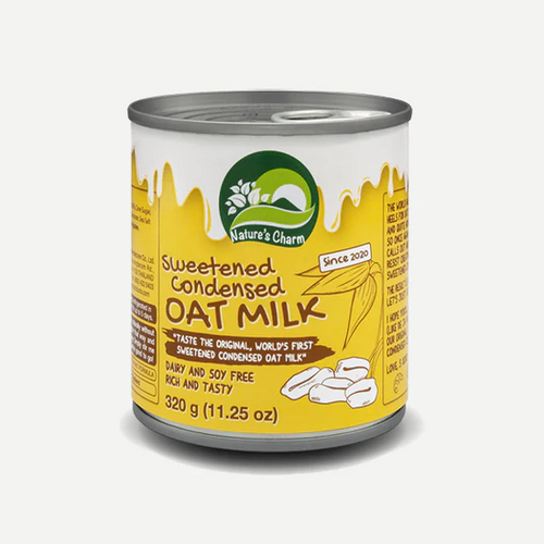 L-5e057997c2032fc5b914637214ba737a.png Leche de Avena Condensada Endulzada Natures Charm, lata de 320 g