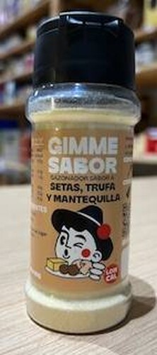 Sazonador Vegetal Sabor Setas, Trufa y Mantequilla 55g Guimarana Sin Alérgenos