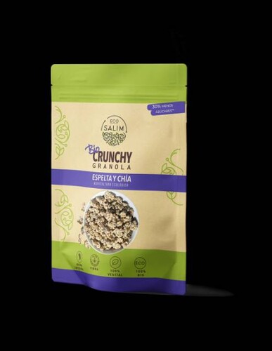 L-6a10ea5ae0a18f7ad15532607b86e990.jpeg Granola Crunchy Eco Espelta y Chía EcoSalim, bolsa de 250 g