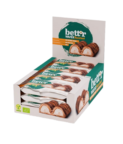 L-6c6727a96ba440f5a8bbc6594e184418.png Wafer de Chocolate con Crema de Avellana Bett'r, paquete de 33 g