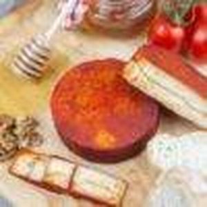 Ques´eso Ahumado al Pimentón La Carleta Sin Gluten, pieza de 170 g