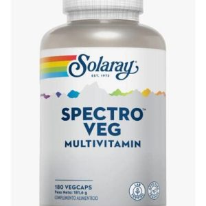 Spectro Veg Multivitamin Solaray, bote de 60 capsulas