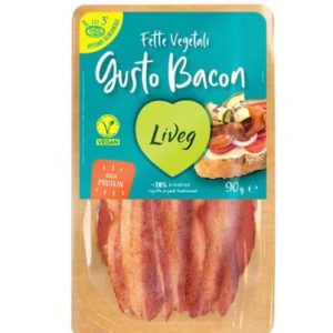 Lonchas Bacón Vegano Liveg, paquete de 90 g