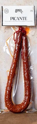 Chorizo Picante Vegetal Avus, paquete de 330 g
