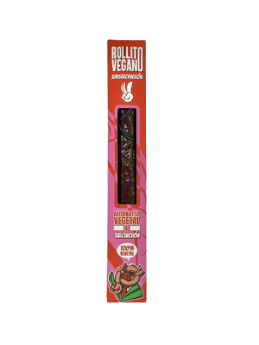 L-904c76b489a9fe60af435f5486294bbc.png Sin Salchichón Rollito Vegano, paquete de 120 g Sin Gluten