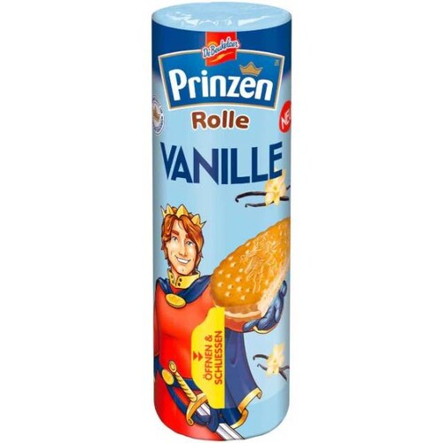 L-9dc1d9cd1e864304f88434463b009d40.jpeg Galletas Prinz Rolle Rellena Vainilla Principe DeBeukelaer, paquete de 352 g