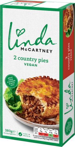 Empanadillas Estilo Campestre Country Pies Linda McCartney, caja de 380 g