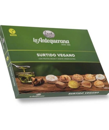 L-aa774af66d86e0977f16965098e272ea.jpeg Surtido Mantecados Veganos La Antequerana, paquete de 1 kg