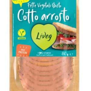 Lonchas Estilo Jamón Cocido Liveg, paquete de 90 g