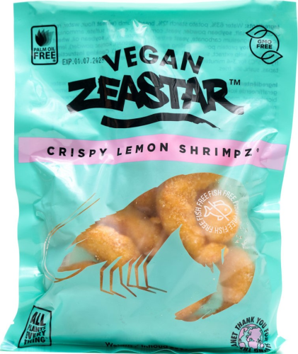 Gambas al Limón Crispy Vegan Zeastar, bolsa de 100 g