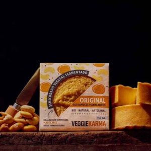 Semicurado Vegetal Fermentado Original Veggie Karma Sin Gluten, pieza de 150 g