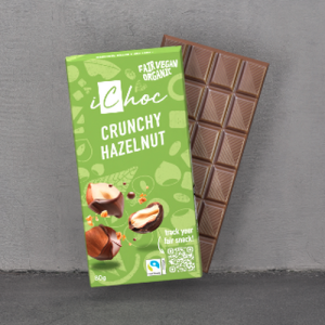 Chocolate Bol Súper Nut iChoc, tableta de 80 g