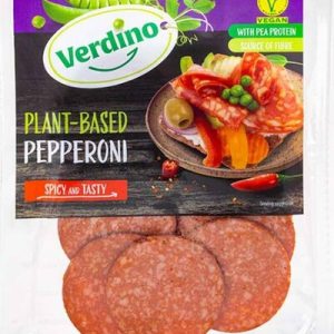 Lonchas Estilo Pepperoni Picantes Verdino, paquete de 80 g
