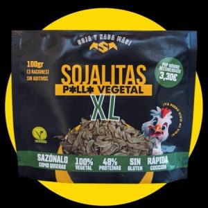 Sojalitas XL Soja Texturizada Sin Gluten, paquete de 100 g