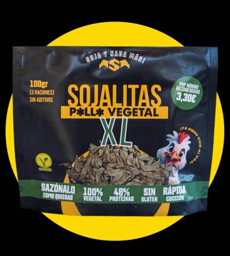 L-d819607eeeb3e9160e401a1b9441b0b6.jpeg Sojalitas XL Soja Texturizada Sin Gluten, paquete de 100 g