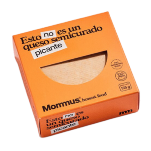 Esto no es un Queso Picante Mommus Vegan, paquete de 135 g Sin Gluten