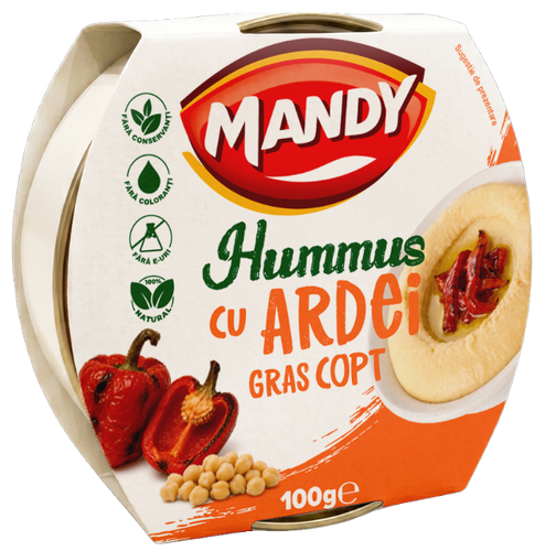 L-f02ae9aae85cc4f43bc673e0af0ac4c7.png Hummus Pimiento Rojo, bote de 100 g