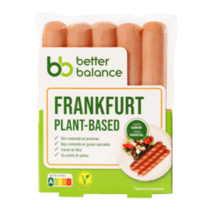 Salchichas Frankfurt Better Balance Sin Gluten, paquete de 200 g