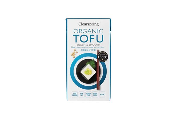 Tofu japonés orgánico sedoso, paquete de 300 g Sin Gluten